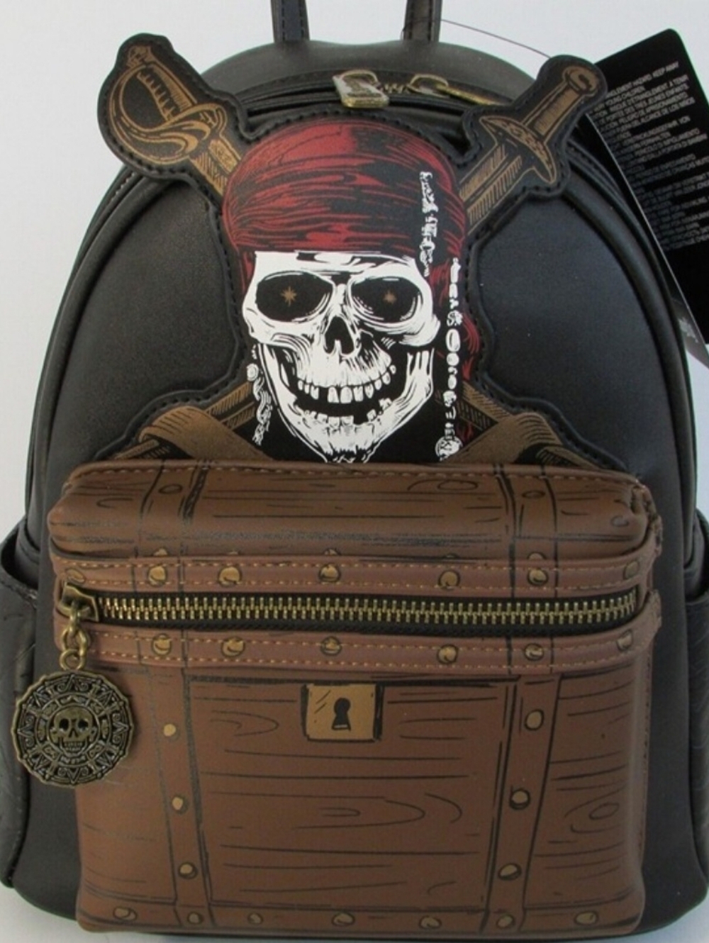 NWT! Loungefly Disney's Pirates Of The Caribbean Dead Men Tell No Tales Mini-BP